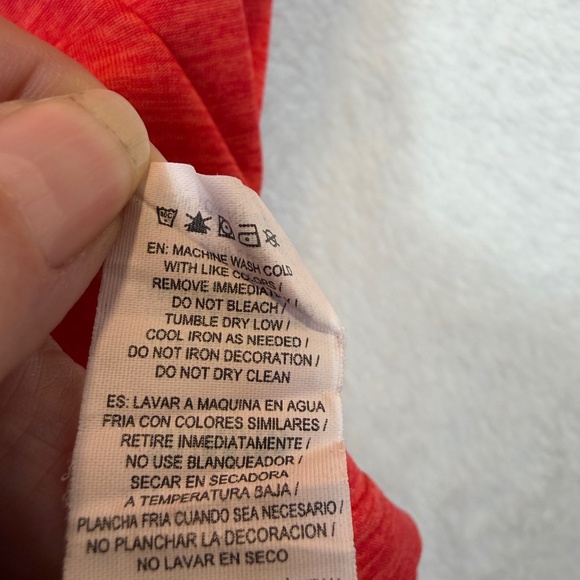 HEAD T-Shirt Mens Size Medium Orange Heathered Short Sleeve Performance - Picture 6 of 9